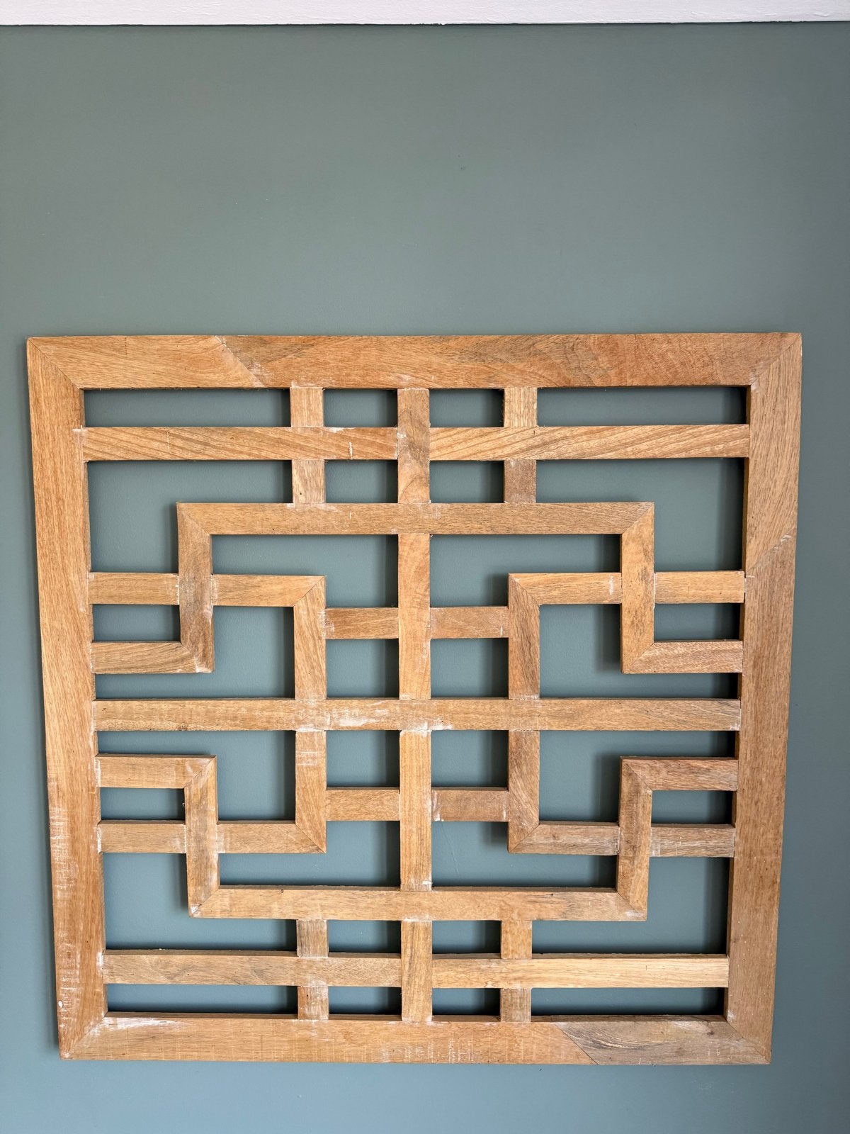 Houten wanddecoratie !, Ophalen, Hout, Zo goed als nieuw, Bruin