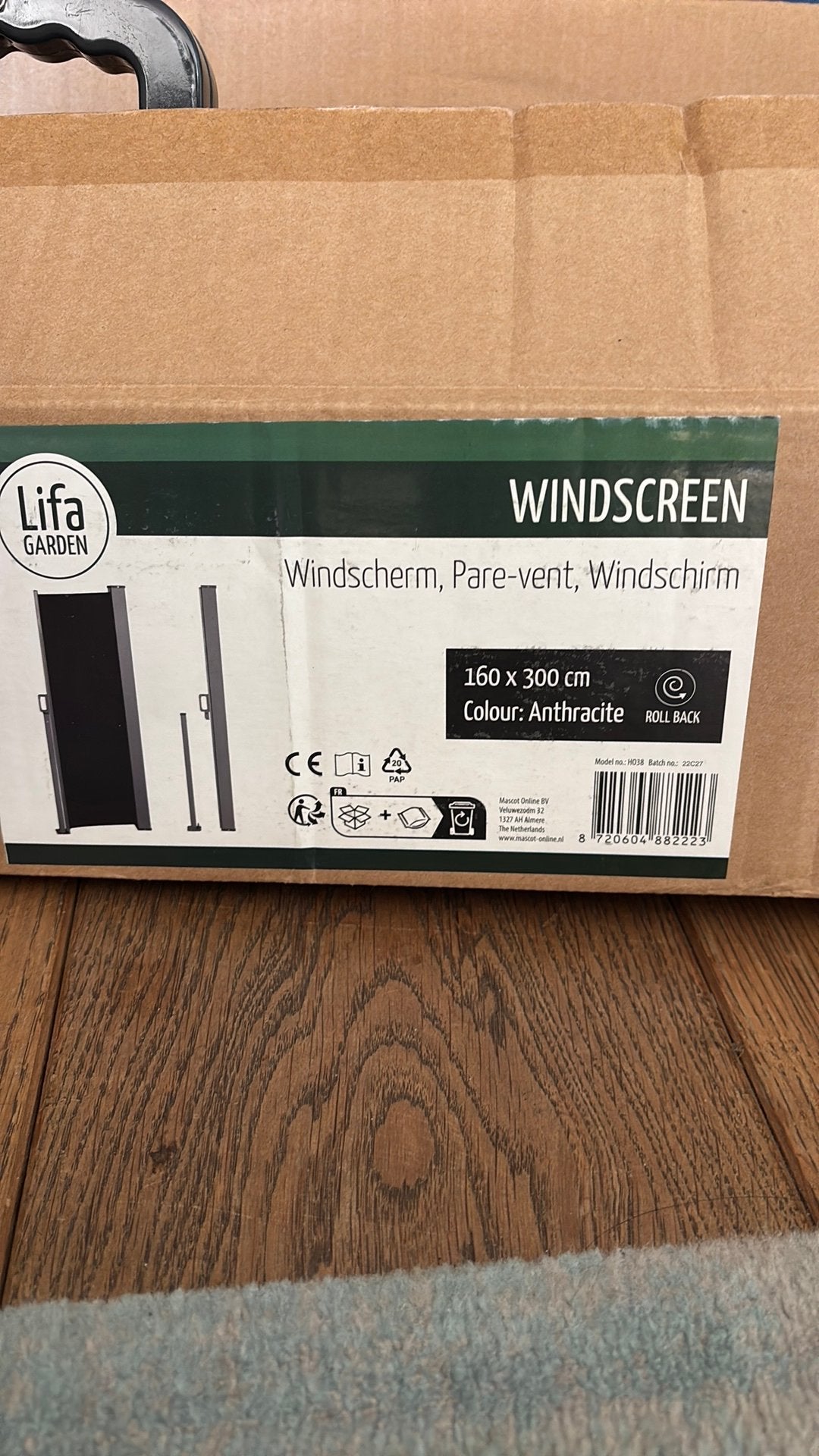 Nieuw windscherm/privacyscherm, Ophalen, 200 cm of meer, 150 tot 200 cm, Nieuw