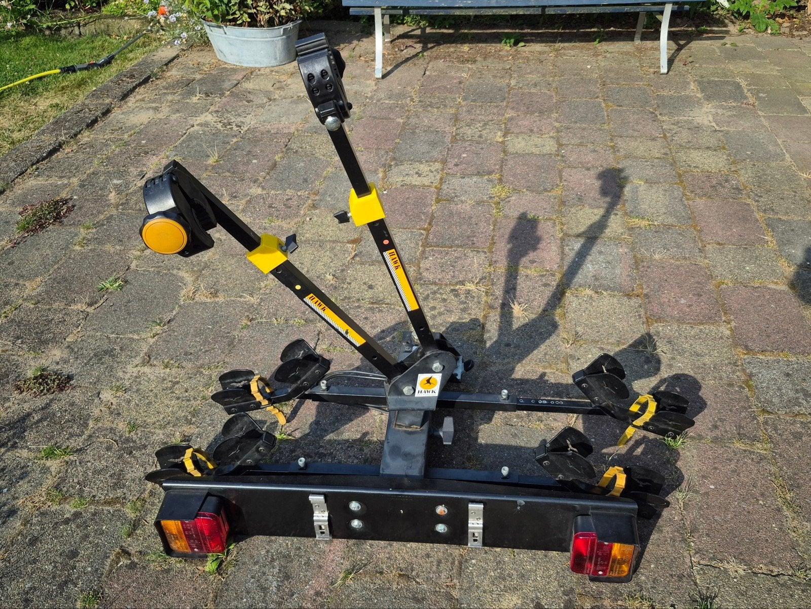 Spinder Hawk fietsendrager voor 2 fietsen, Ophalen, 2 fietsen, Gebruikt, Trekhaakdrager