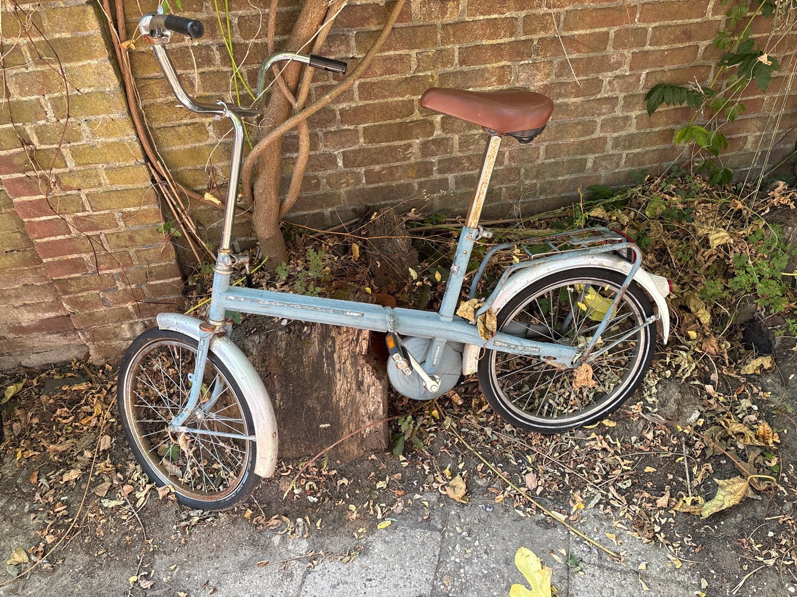 Klassieke Batavus vouwfiets (opknapper), 47 tot 51 cm, Ophalen, Terugtraprem, Jaren '60 of nieuwer