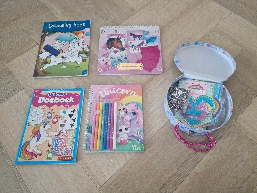 Unicorn knutselpakket, Ophalen of Verzenden, Gebruikt