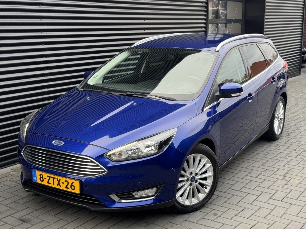 Ford FOCUS Wagon 1.0 First Edition| 2015| NAVI| CLIMA| CRUIS, Auto's, Gebruikt, Euro 6, Blauw, Origineel Nederlands