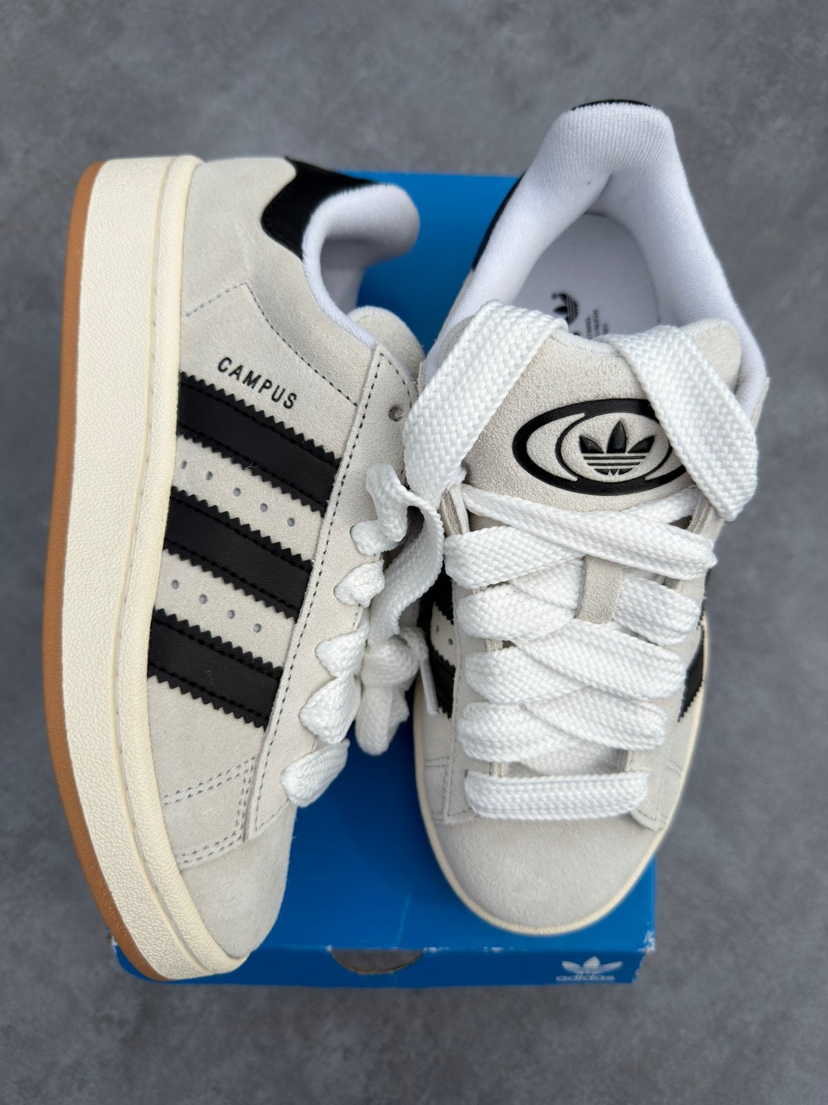 Adidas Campus 00s Crystal White Core Black - Maat 36, --, Nieuw, Ophalen of Verzenden, Sneakers of Gympen