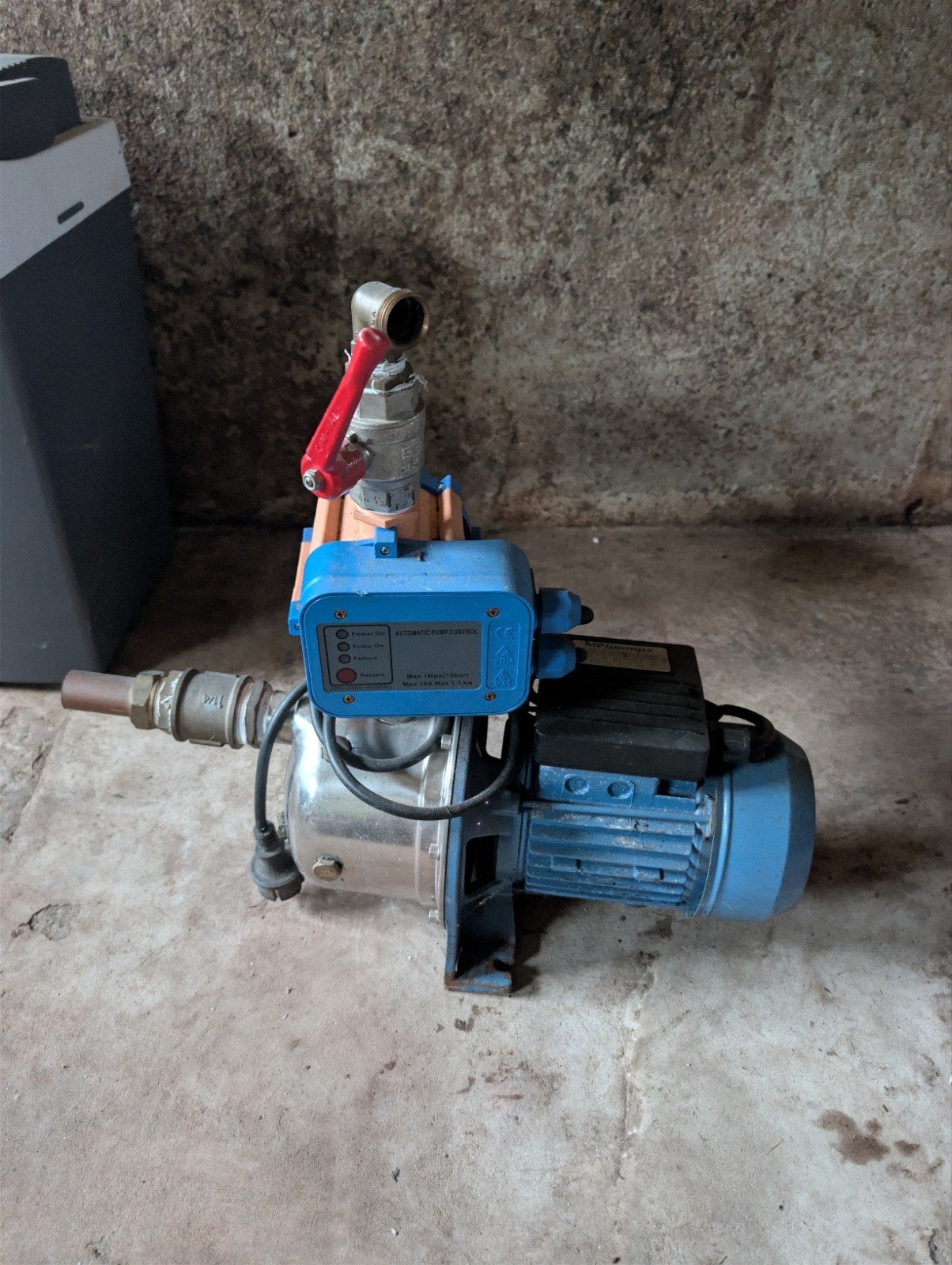 MPIpumps JCR100R Hydrofoorpomp met automatische regeling, Ophalen, Gebruikt, Elektrisch, Hydrofoorpomp