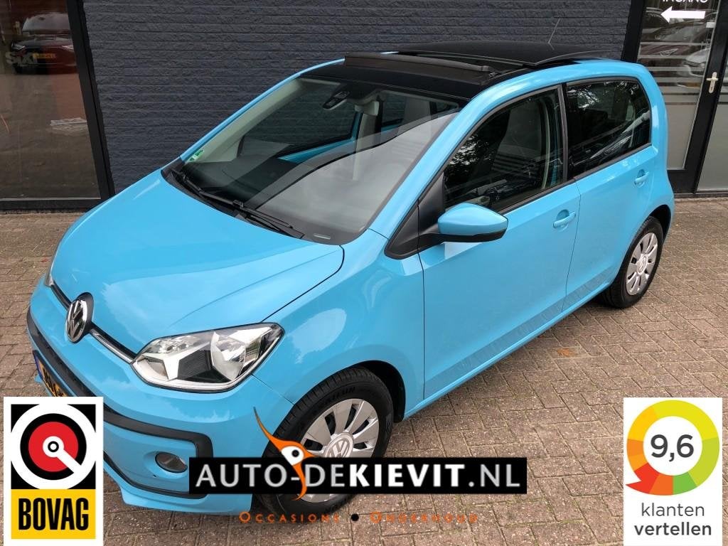 Volkswagen UP 1.0 75PK  panoramadak, Voorwielaandrijving, Handgeschakeld, Open dak, Geïmporteerd