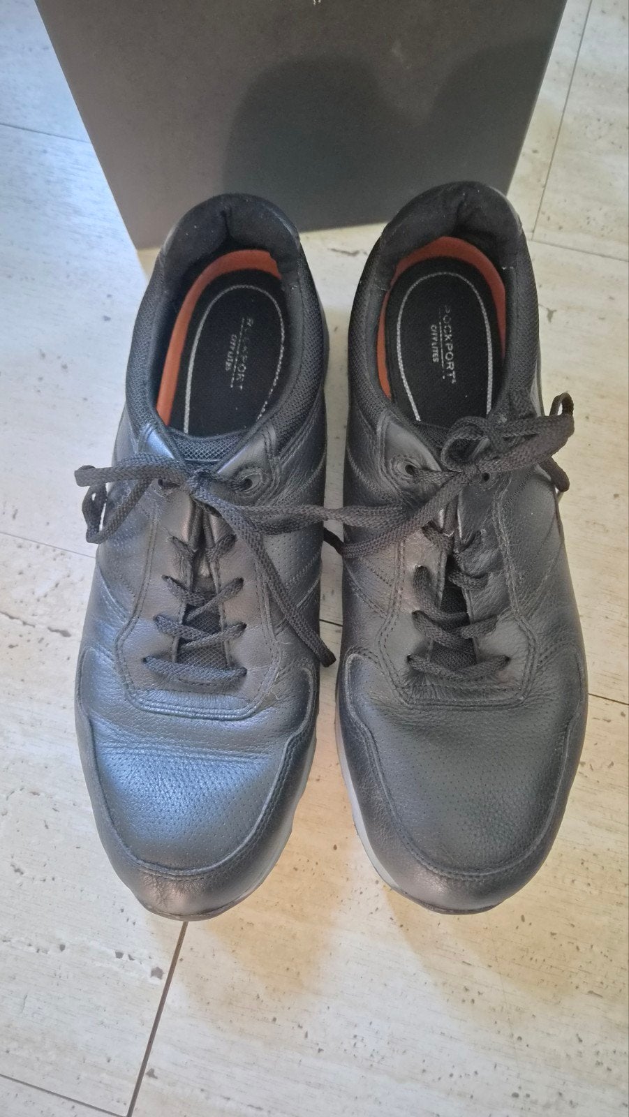 Zwarte Rockport comfort schoenen maat 10,5, Zwart, Ophalen of Verzenden, Zo goed als nieuw, Rockport