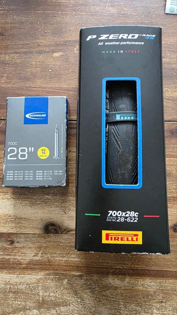 Pirelli P Zero Race 4S band en Schwalbe binnenband, Ophalen