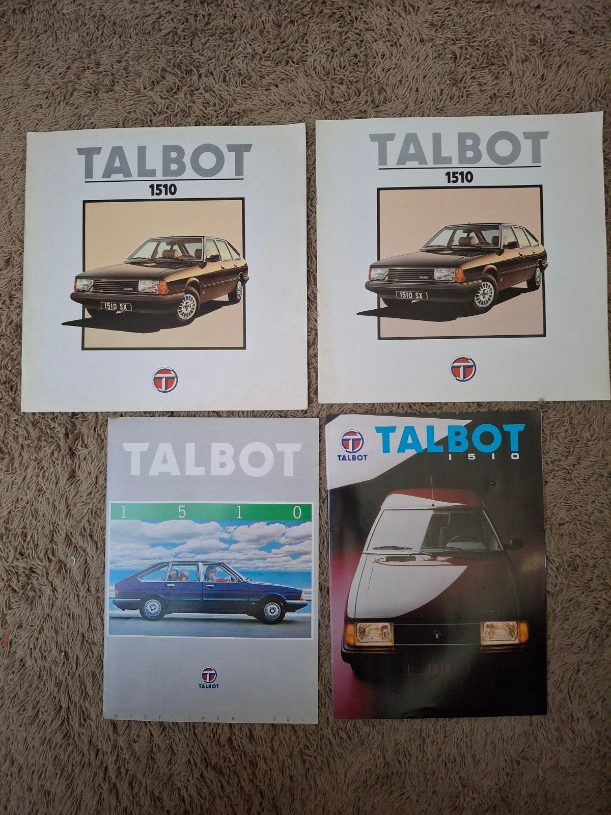 lot autofolders Talbot 1510, Verzenden, Gelezen, Algemeen