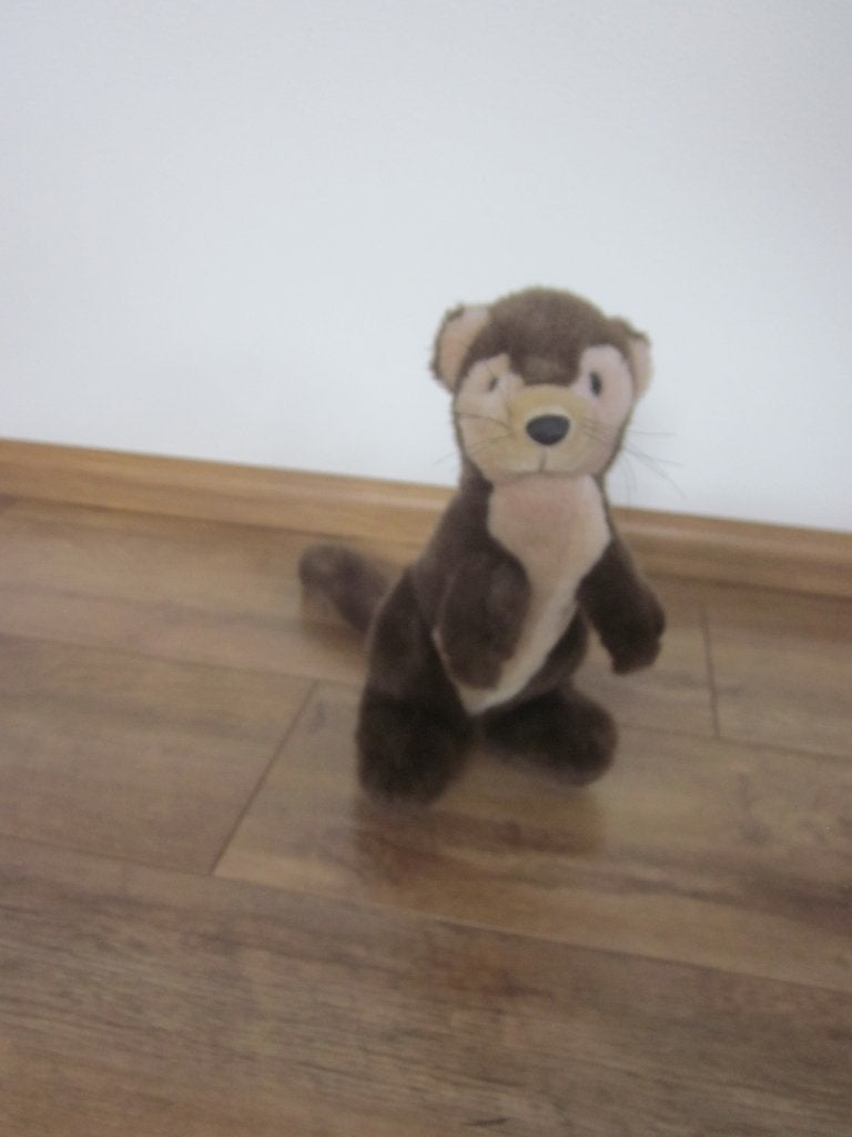 Bruin beige superzacht pluche otter knuffel kunststof ogen, Overige merken, Overige karakters, Overige typen, Nieuw