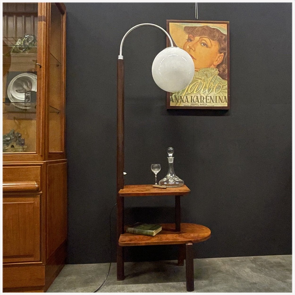 Jindrich Halabala vloerlamp, art deco, jaren dertig Lamp, Ophalen