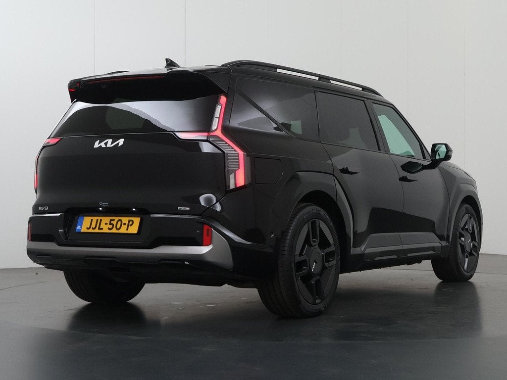 Kia EV9 GT-Line AWD 99.8 kWh | Trekhaak Afneembaar | Panoram, Auto's, Kia, Automaat, Zwart, Origineel Nederlands, Parkeerassistent