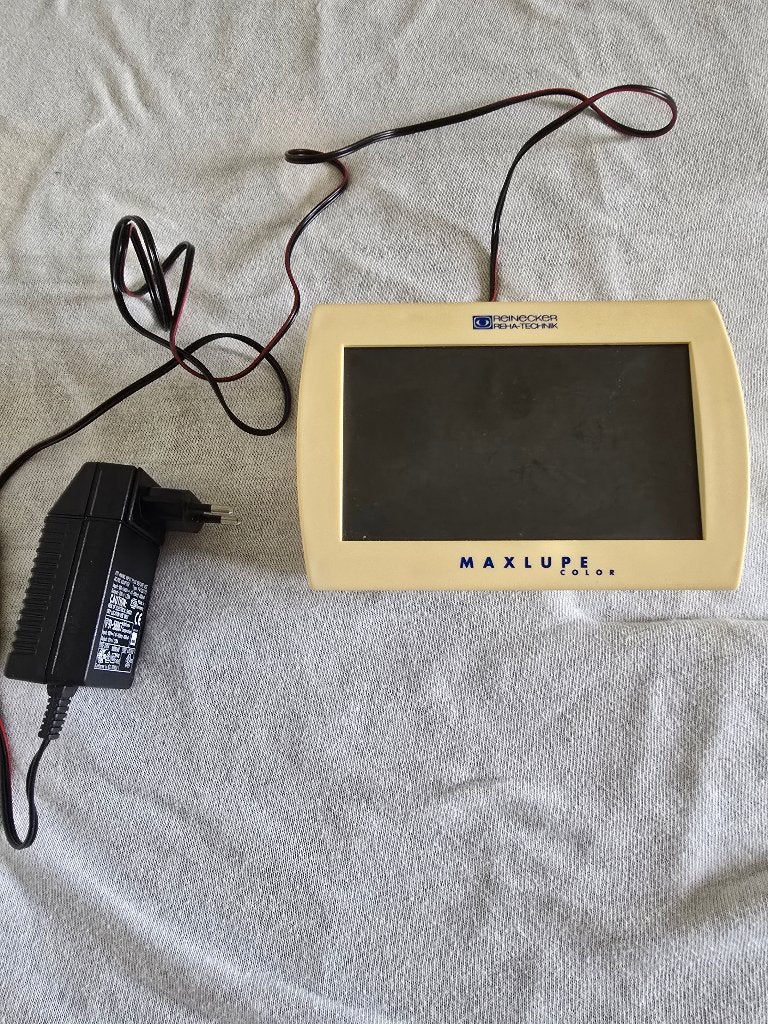Te koop aangeboden: Maxlupe color vergrootapparaat, Hobby en Vrije tijd, Ophalen of Verzenden, Zo goed als nieuw, Vergrootglas of Loep
