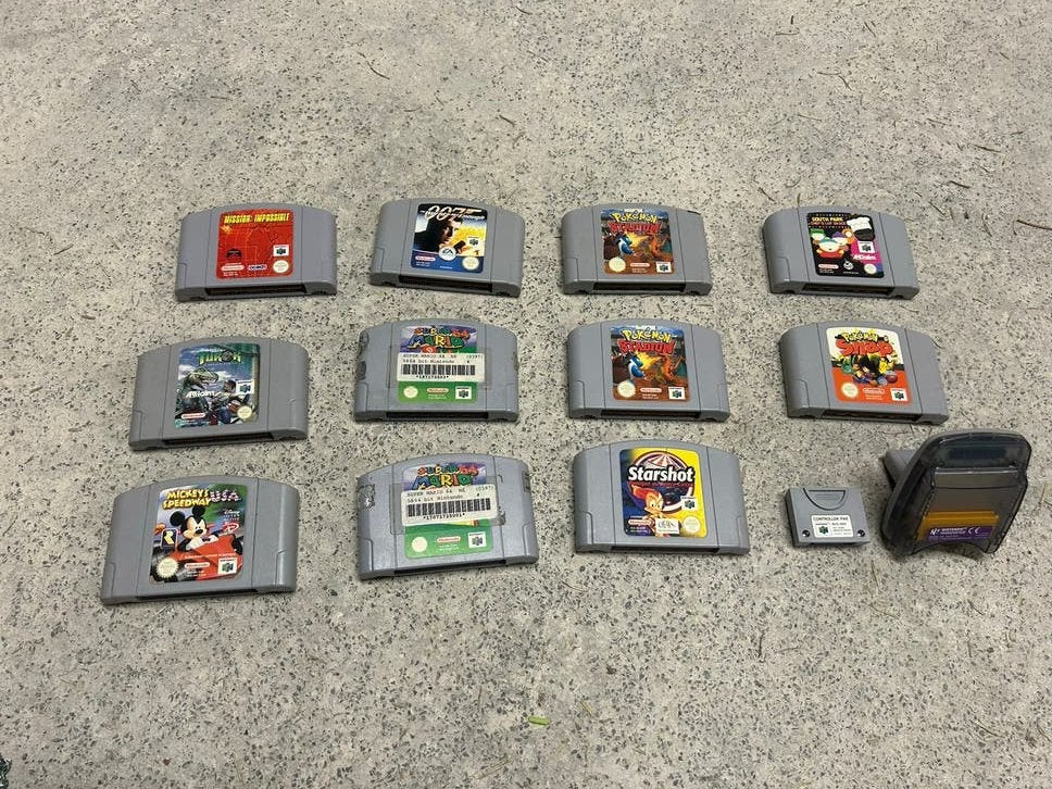N64 Spellen: Mario 64, Pokémon Stadium en meer!, Gebruikt, 1 speler, Ophalen of Verzenden, Platform