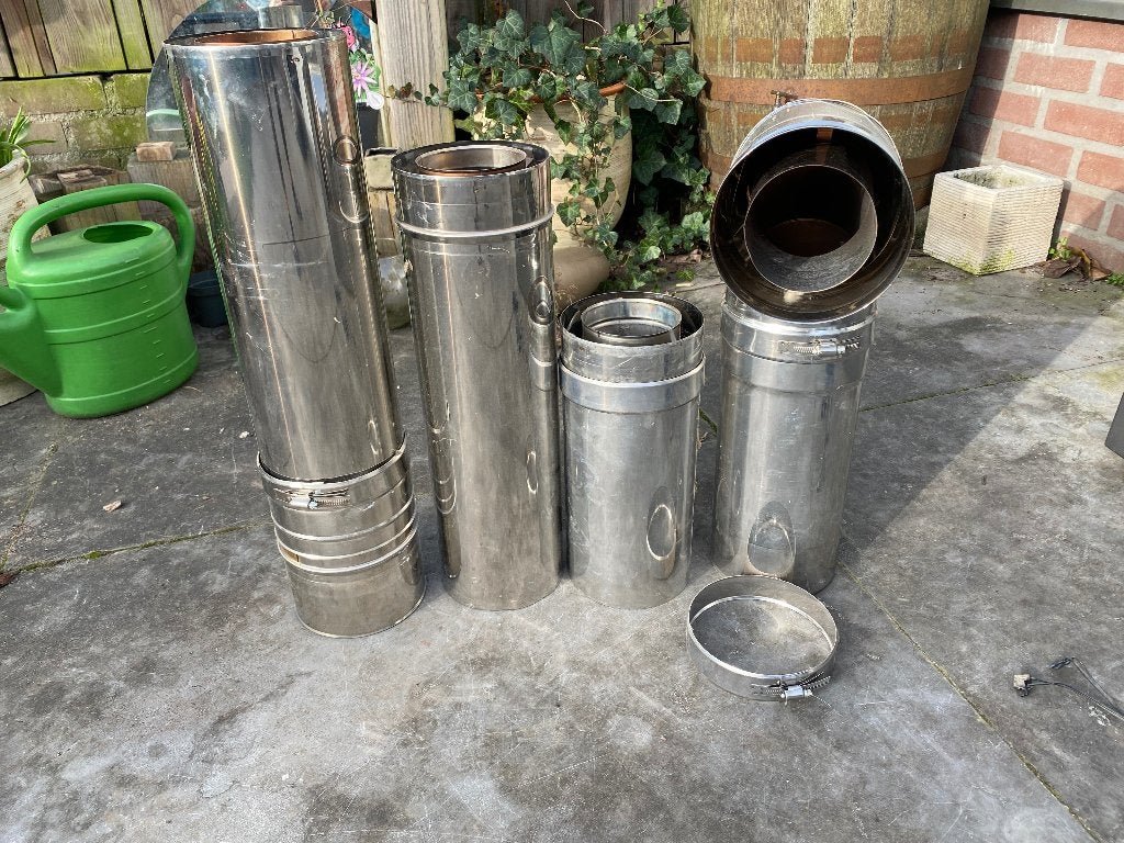 gaskachel / buizen, Ophalen, Gebruikt, Gas, Inbouw