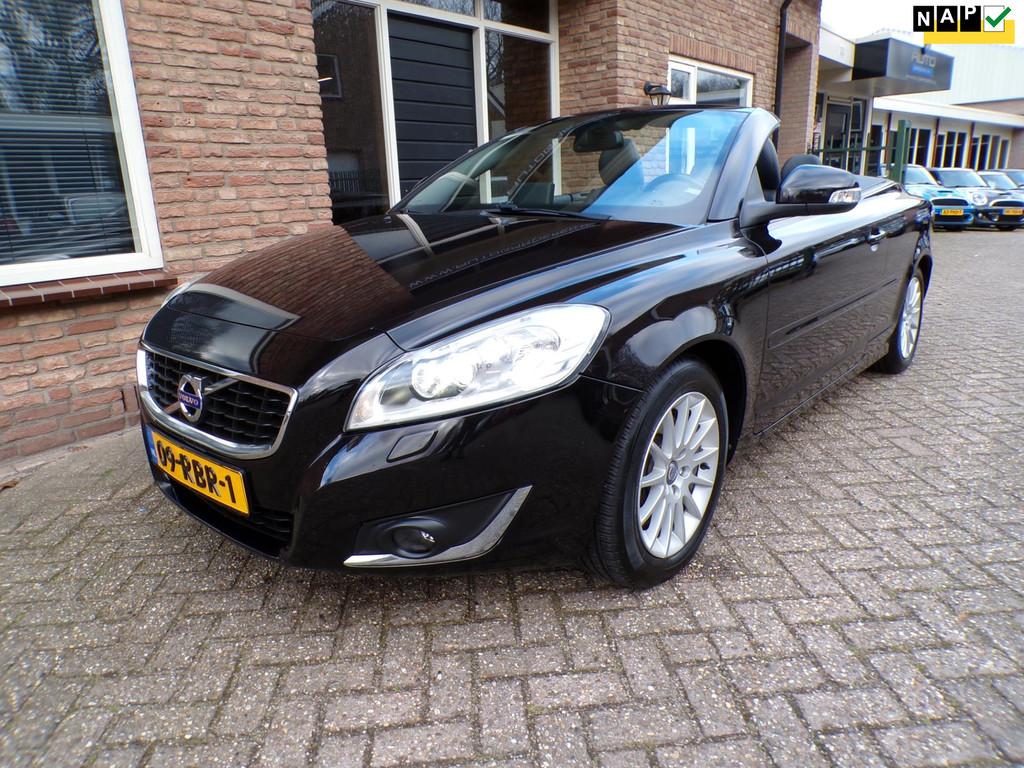 Volvo C70 Convertible 2.5 T5 Tourer Automaat / Leder / Navi, Auto's, Euro 5, C70, Gebruikt, Zwart