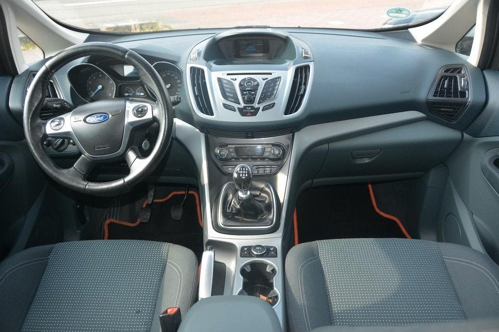 Ford Grand C-Max 1.0 Ambiente Clima|Stoelvw|DealerOH!, Auto's, Ford, Voorwielaandrijving, Gebruikt, Zwart, Handgeschakeld