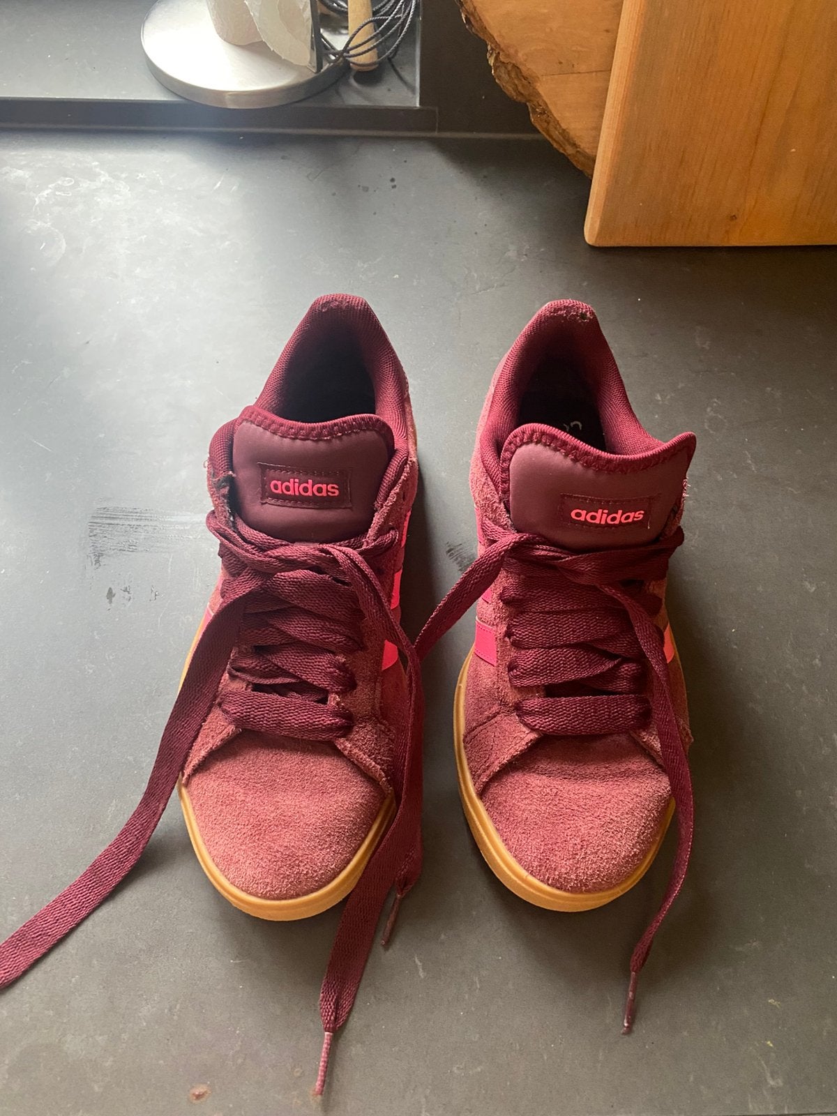 Adidas Sneakers Bordeauxrood - Maat 40, Ophalen, Sneakers of Gympen, Gedragen, Rood