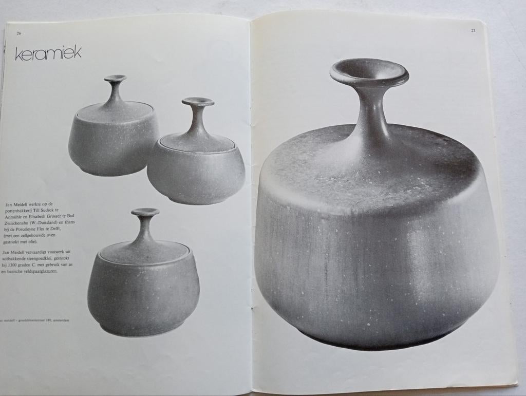 Tijdschrift Bijvoorbeeld 1974 waaiers keramiek patchwork, Boeken, Ophalen of Verzenden, Gelezen