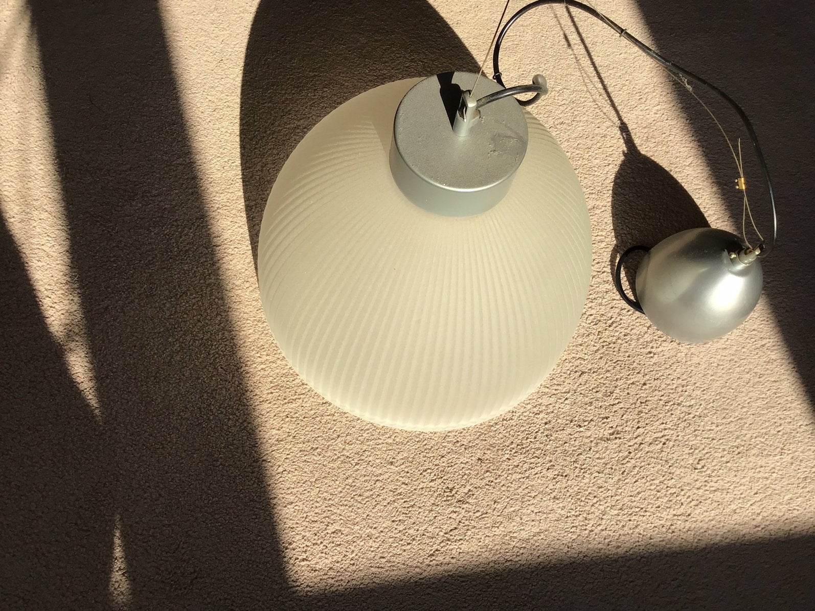 Nog originele ikea hanglamp met de kap van glas, Ophalen, Zo goed als nieuw, Glas