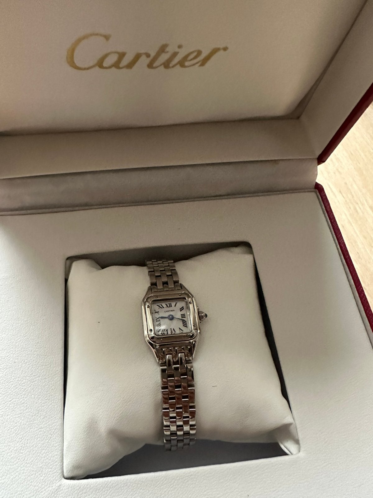 Cartier Panthère Mini, Staal, Staal, Polshorloge, Nieuw