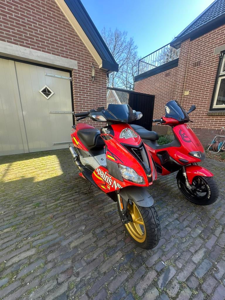 aprilla sr50 factory dr70 stage 1 DDL, Fietsen en Brommers, Scooters | Aprilia, Zo goed als nieuw, SR 50, Maximaal 45 km/u, Tweetakt
