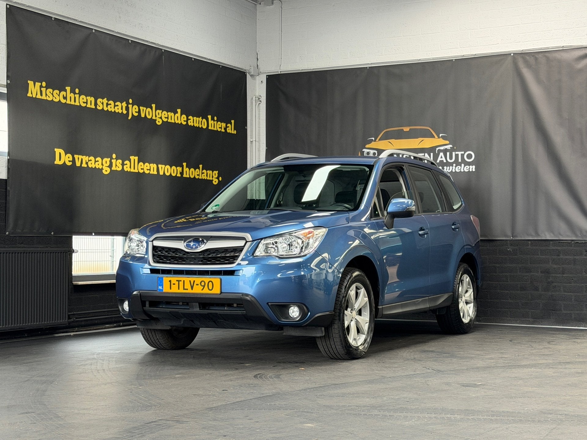 Subaru Forester 2.0 Luxury | Automaat | Trekhaak | Stoelverw, Auto's, 4 cilinders, Blauw, Origineel Nederlands, Bedrijf