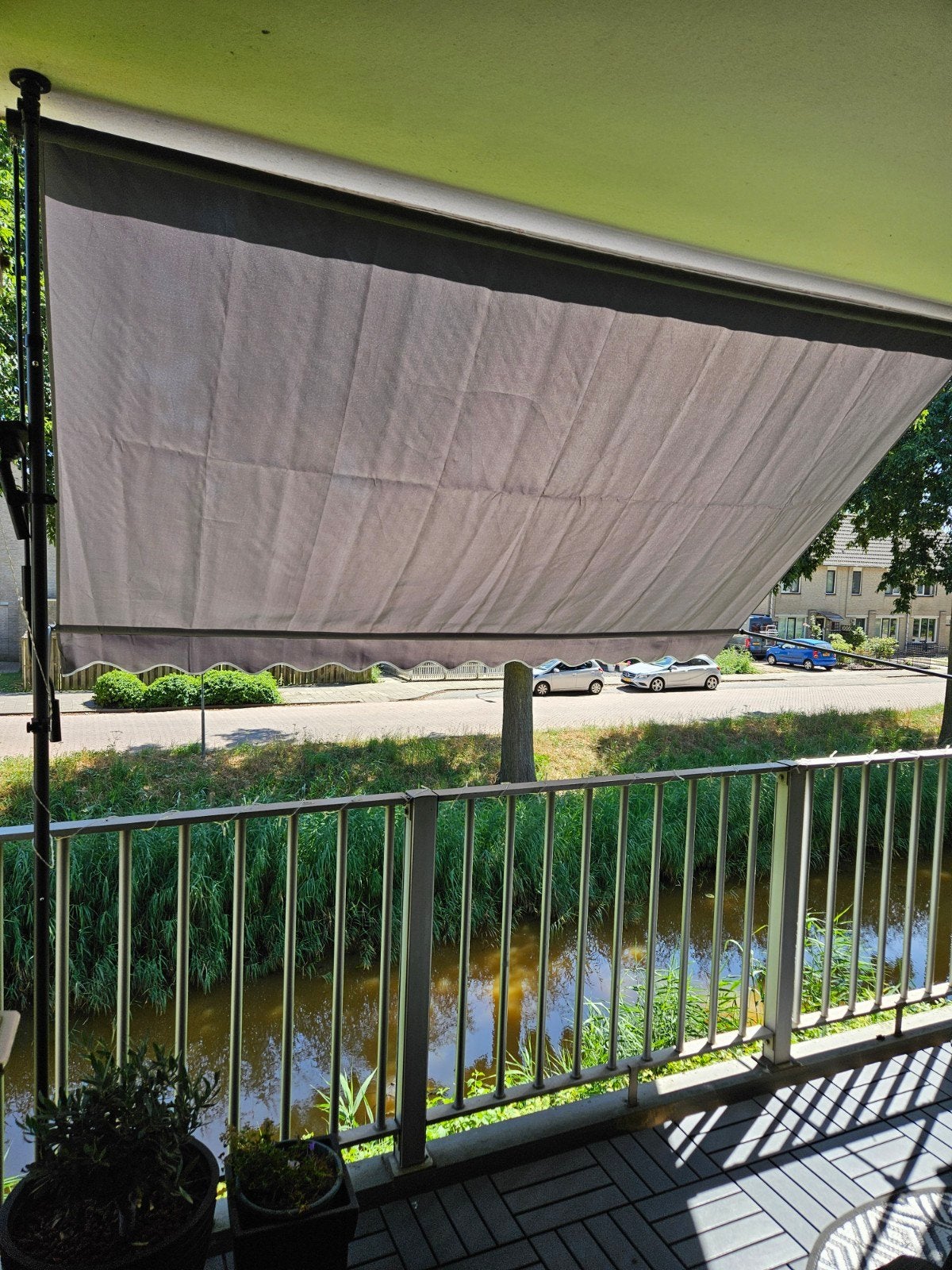 Klemluifel 400x180 cm - Nieuw (uit doos), Tuin en Terras, Zonneschermen, Ophalen, Overige typen, Nieuw, 150 tot 300 cm