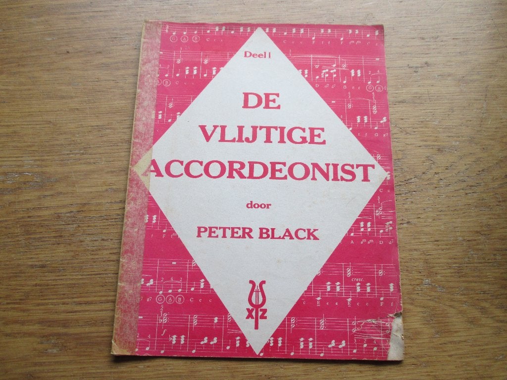 DE VLIJTIGE ACCORDEONIST DEEL 1 - PETER BLACK, Gebruikt, Les of Cursus, Ophalen of Verzenden, Populair