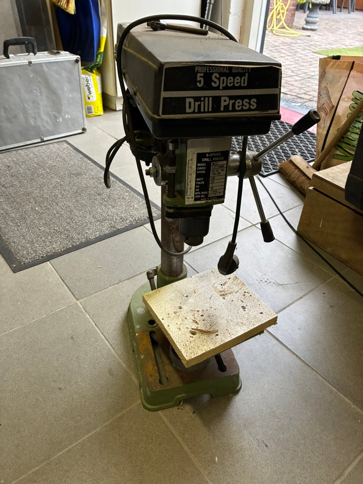 Push 5-Speed kolomboormachine, Ophalen of Verzenden, Gebruikt, Kolomboormachine