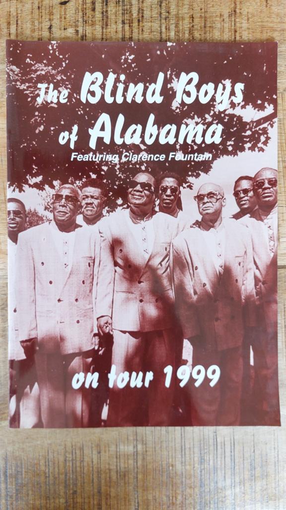 Programma boekje NL - Blind Boys of Alabama, Verzamelen, Muziek, Artiesten en Beroemdheden, Ophalen of Verzenden, Zo goed als nieuw