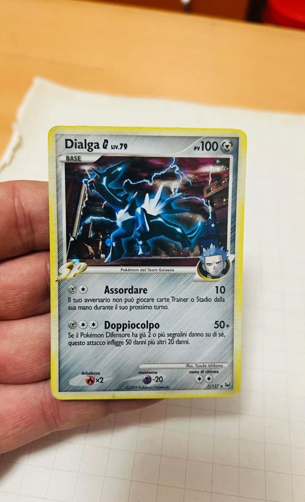 Dialga 7/127 Holo Platinum Pokemon, Verzenden, Zo goed als nieuw, Losse kaart, Foil