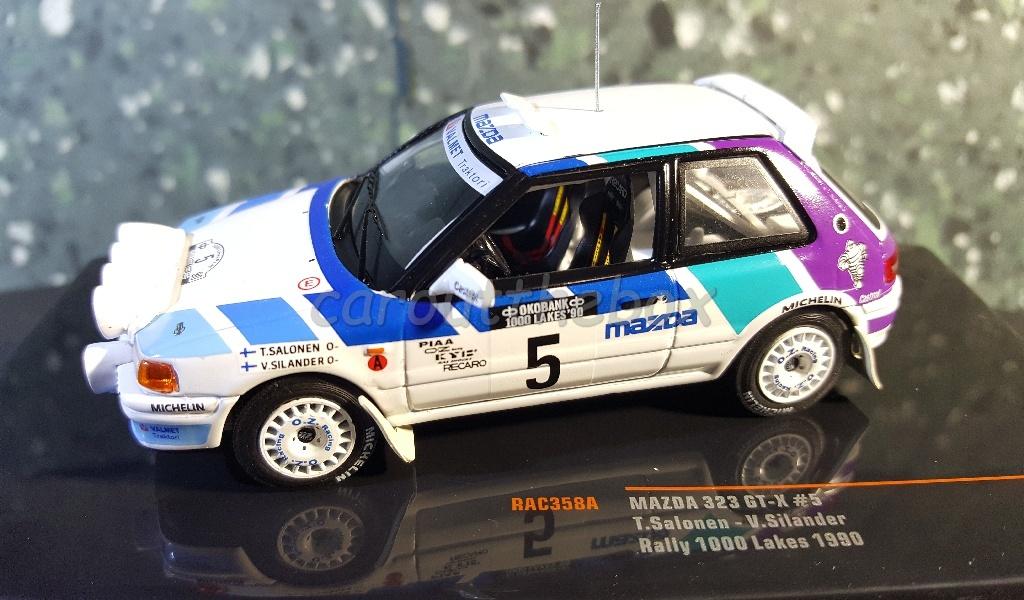 Mazda 323 GTX #5 1/43 Ixo V615, Hobby en Vrije tijd, Modelauto's | 1:43, Verzenden, Nieuw, Auto, Overige merken