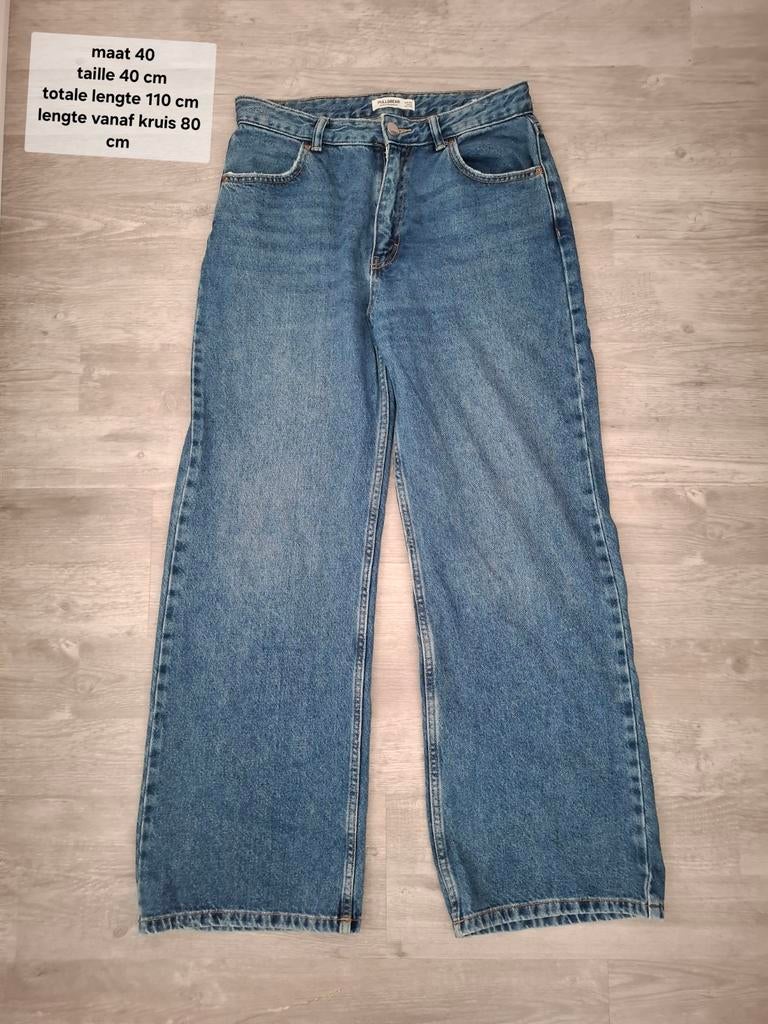Pull&Bear Wide Leg Jeans Maat 40, Ophalen of Verzenden