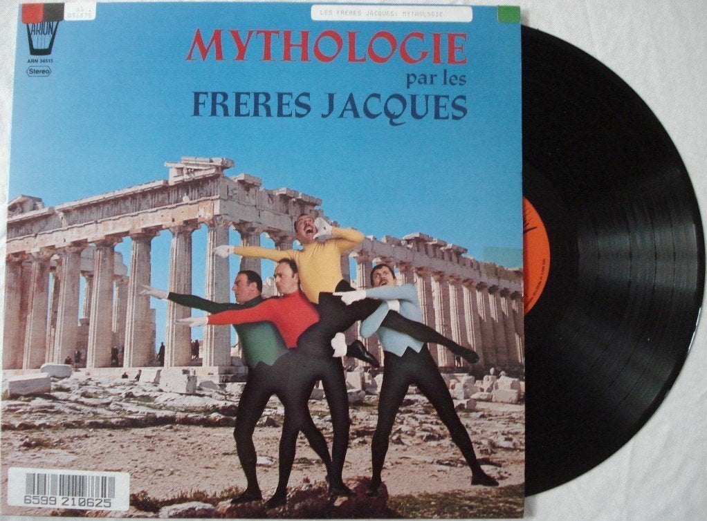 Les Freres Jacques - Mythologie, LP, Gebruikt, Ophalen of Verzenden, 12 inch