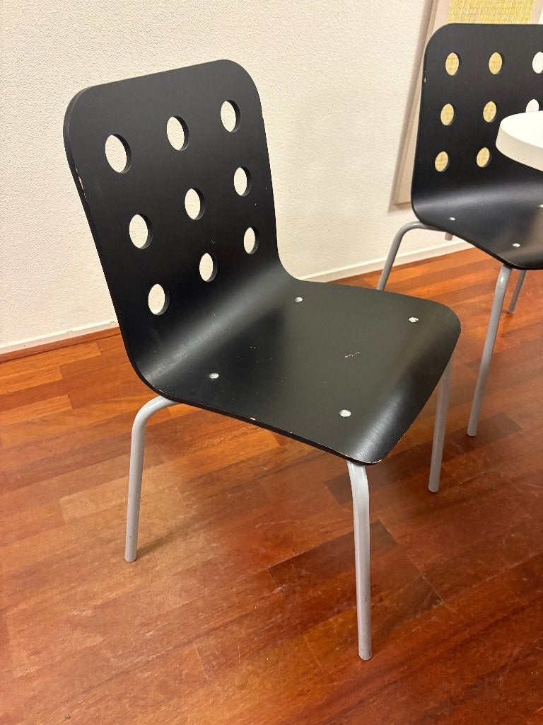 Eetkamerstoelen zwart, Ophalen, Gebruikt, Zwart, Vijf, Zes of meer stoelen