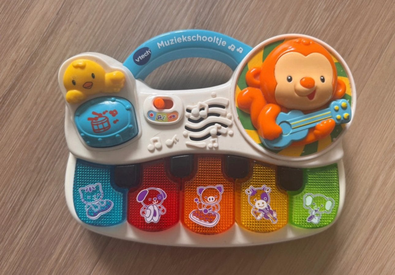 Mooie Vtech muziekschooltje, Ophalen of Verzenden, Zo goed als nieuw, 6 maanden tot 2 jaar