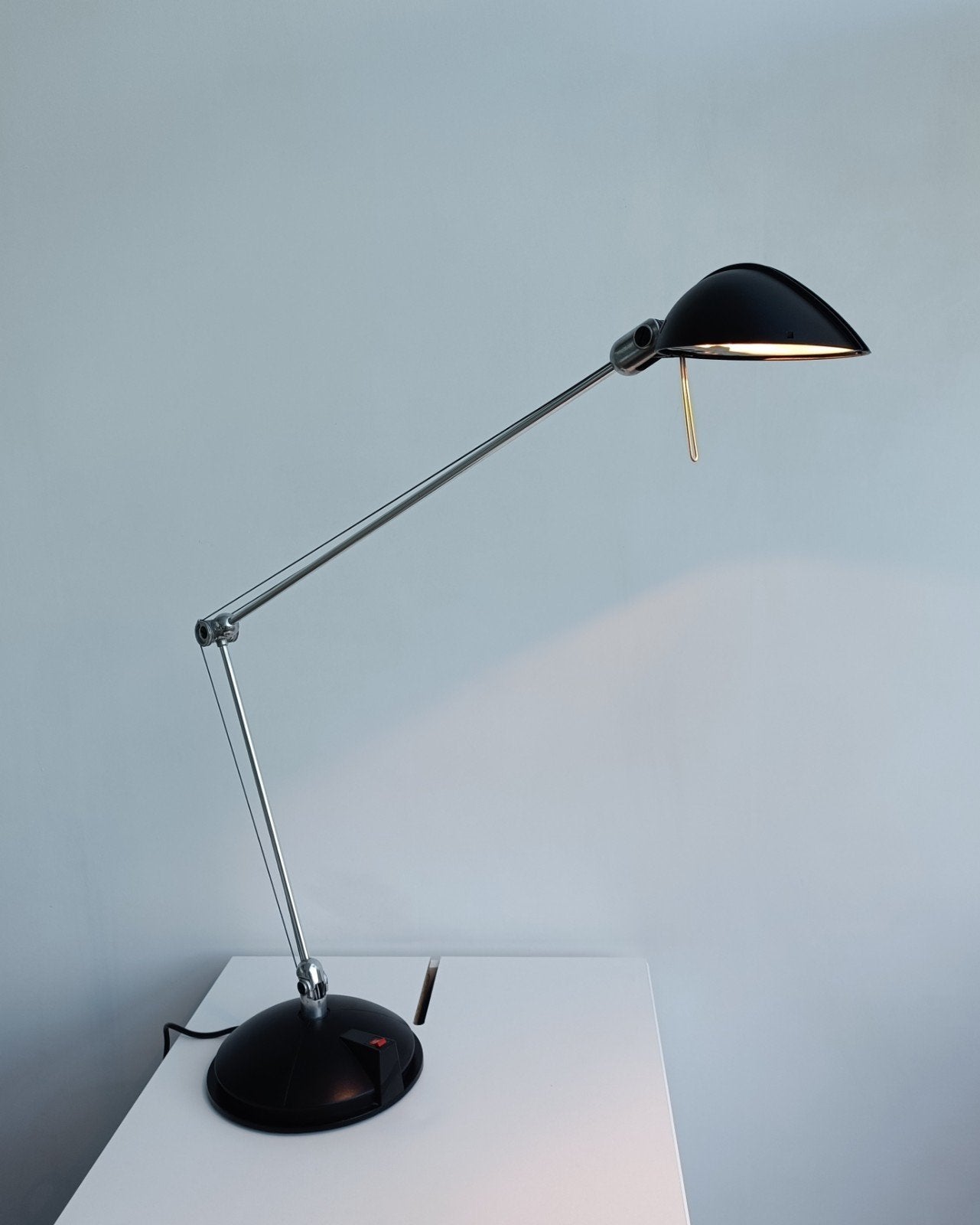 Bijzondere Artemide Zante bureaulamp, Ophalen of Verzenden, Lamp, Metaal, Gemerkt