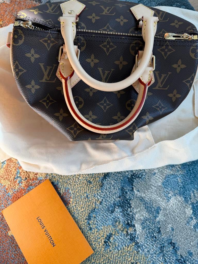 Louis Vuitton Speedy 25 Monogram Handtas, Sieraden, Tassen en Uiterlijk, Tassen | Damestassen, Ophalen of Verzenden, Nieuw, Bruin