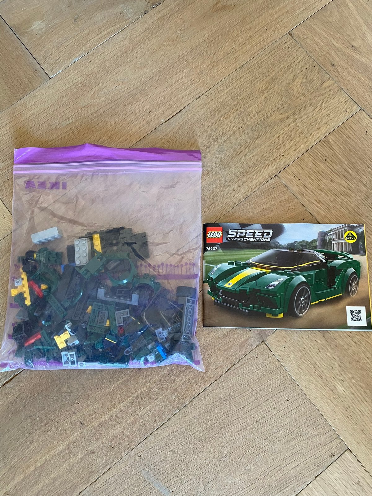 Lego Speed Champions Lotus 76907, Compleet, Lego, Zo goed als nieuw, Complete set