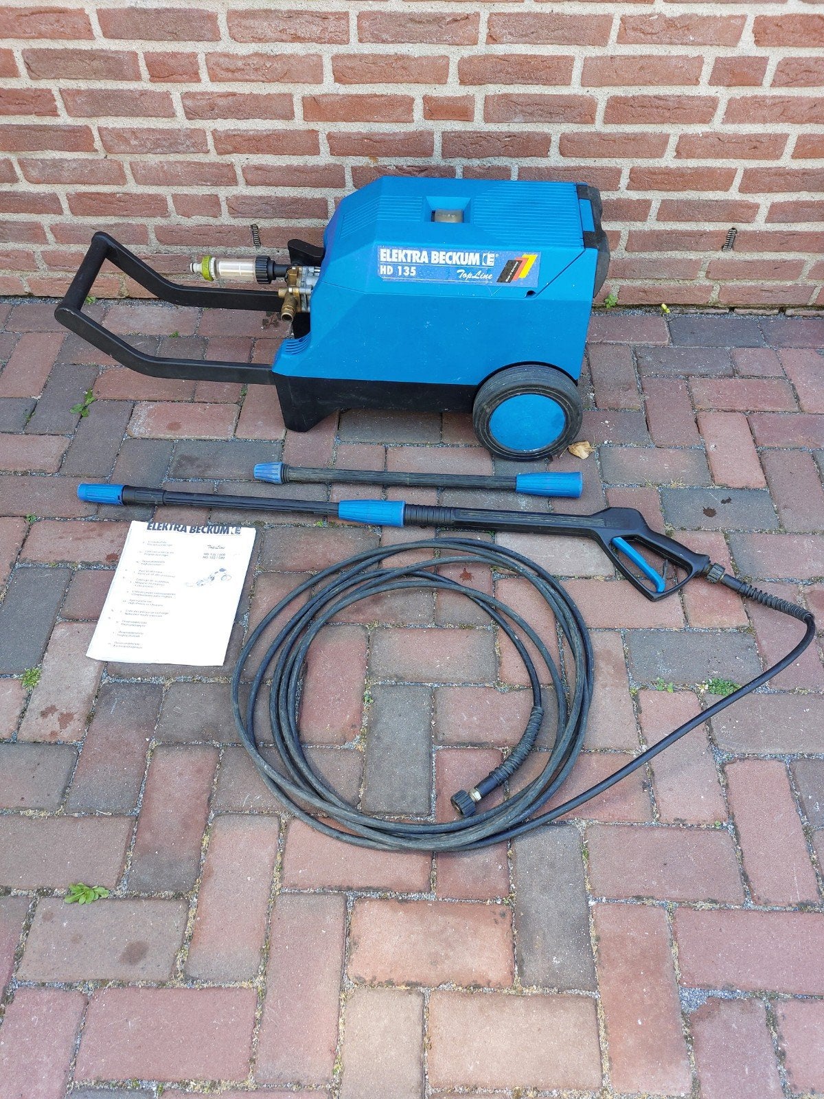 Hogedrukreiniger Elektra Beckum HD 135, Tuin en Terras, Ophalen, Elektra Beckum, Gebruikt, Met regelbare waterdruk