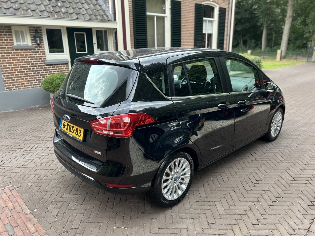 Ford B-MAX 1.0 EcoB. Titanium Slechts 97.000 km! NL-auto, Euro 5, Gebruikt, 750 kg, Met garantie (alle)