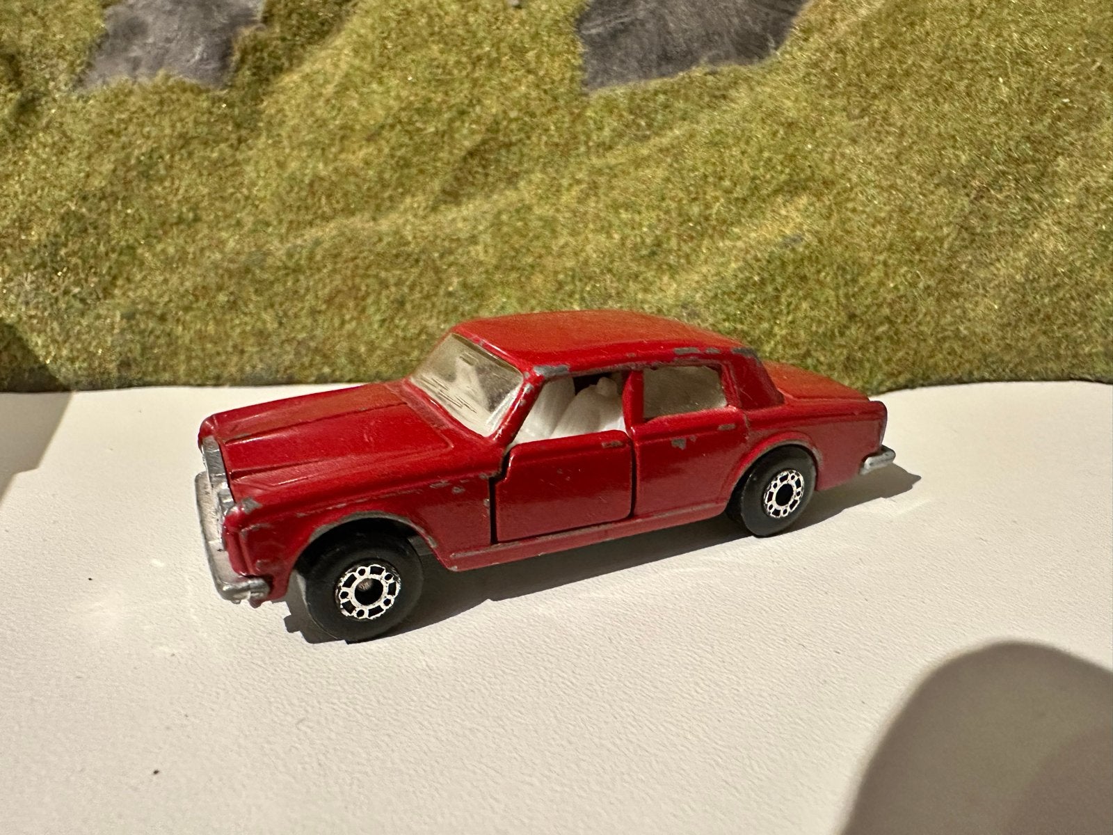 Vintage Matchbox Rolls Royce Silver Shadow N30 - Deuren Open, Ophalen of Verzenden, Gebruikt