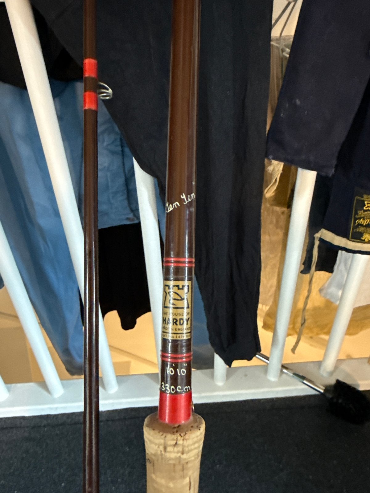 Vintage Hardy Ten Ten Werphengel - 330cm - Met naam, Verzenden, Gebruikt, Werphengel