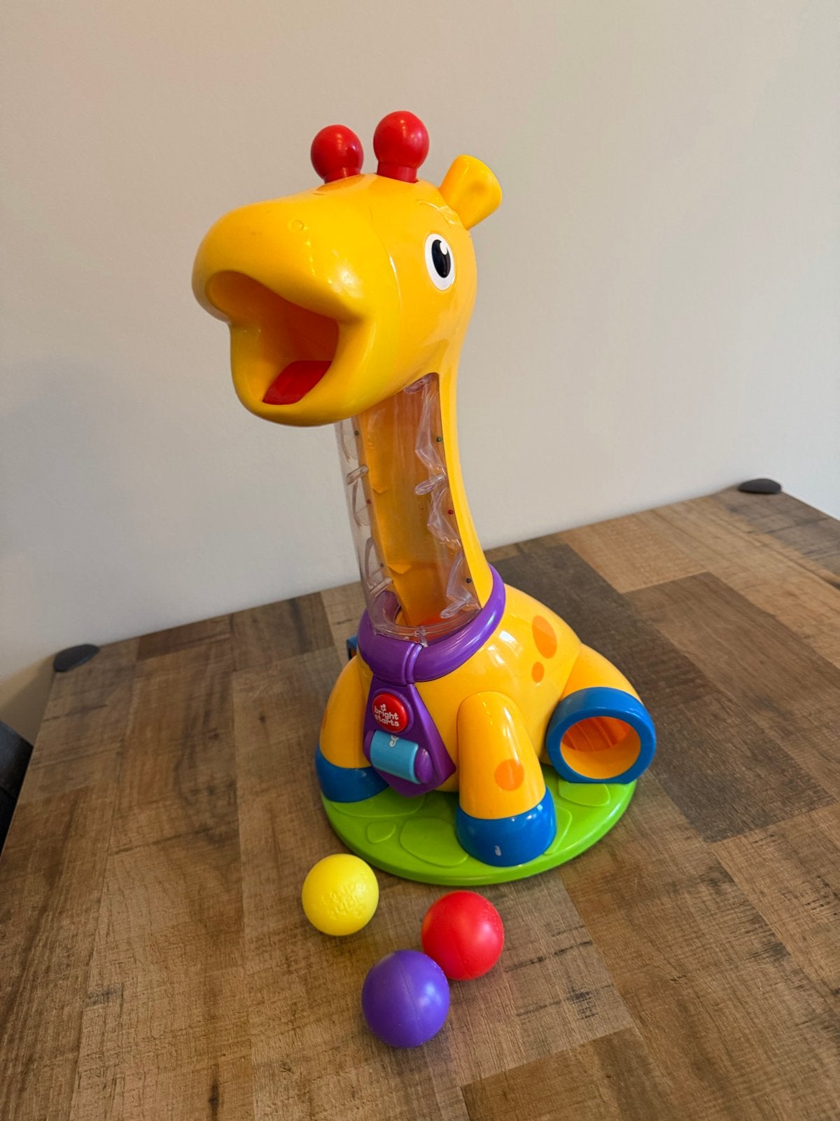 Bright Starts Spin & Giggle Giraf Muziekactiviteitsspeelgoed, Ophalen, Gebruikt, Overige typen, Met geluid