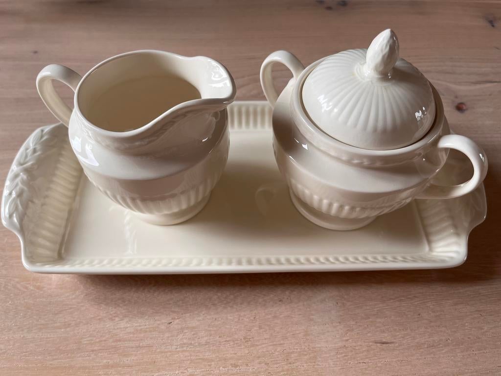 Melk suiker en plateau set Wedgwood Edme, Ophalen