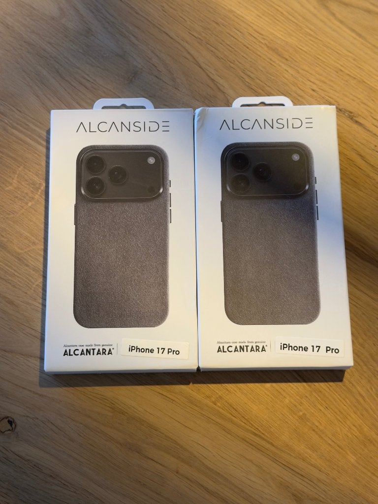 Alcantara hoezen iPhone 17 pro, Ophalen, Overige merken, Frontje of Cover, Nieuw