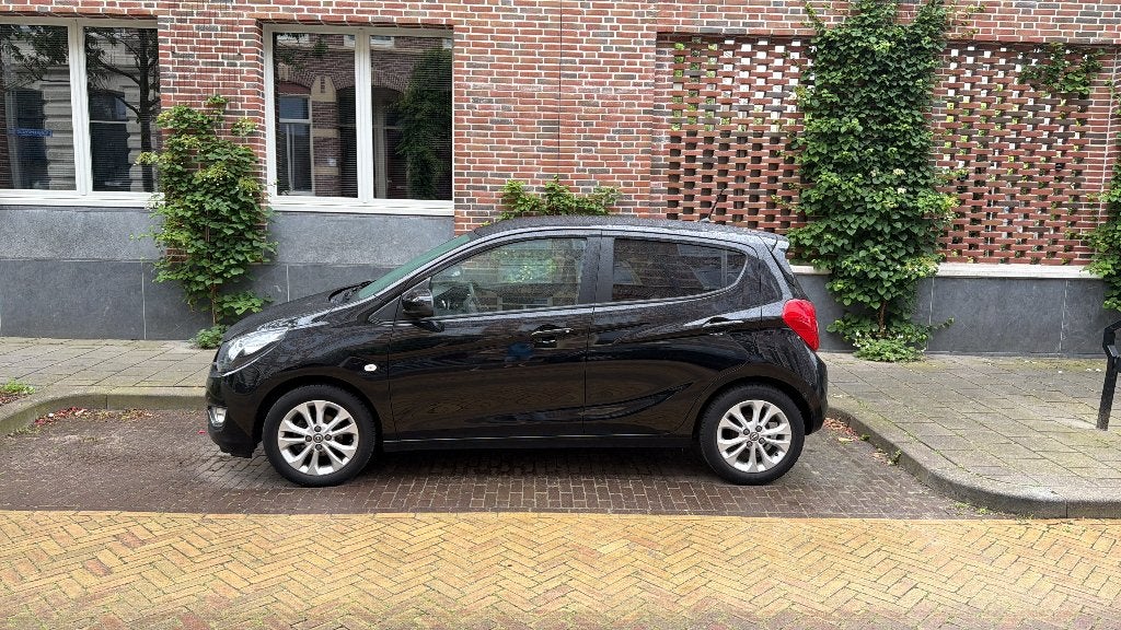 Opel Karl 1.0 Ecoflex S/S 75pk 2019 Zwart, Auto's, Voorwielaandrijving, Zwart, Zwart, Particulier