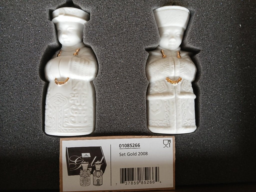 Lladro Chinees Peper en Zout stel, Ophalen of Verzenden, Zo goed als nieuw, Mens