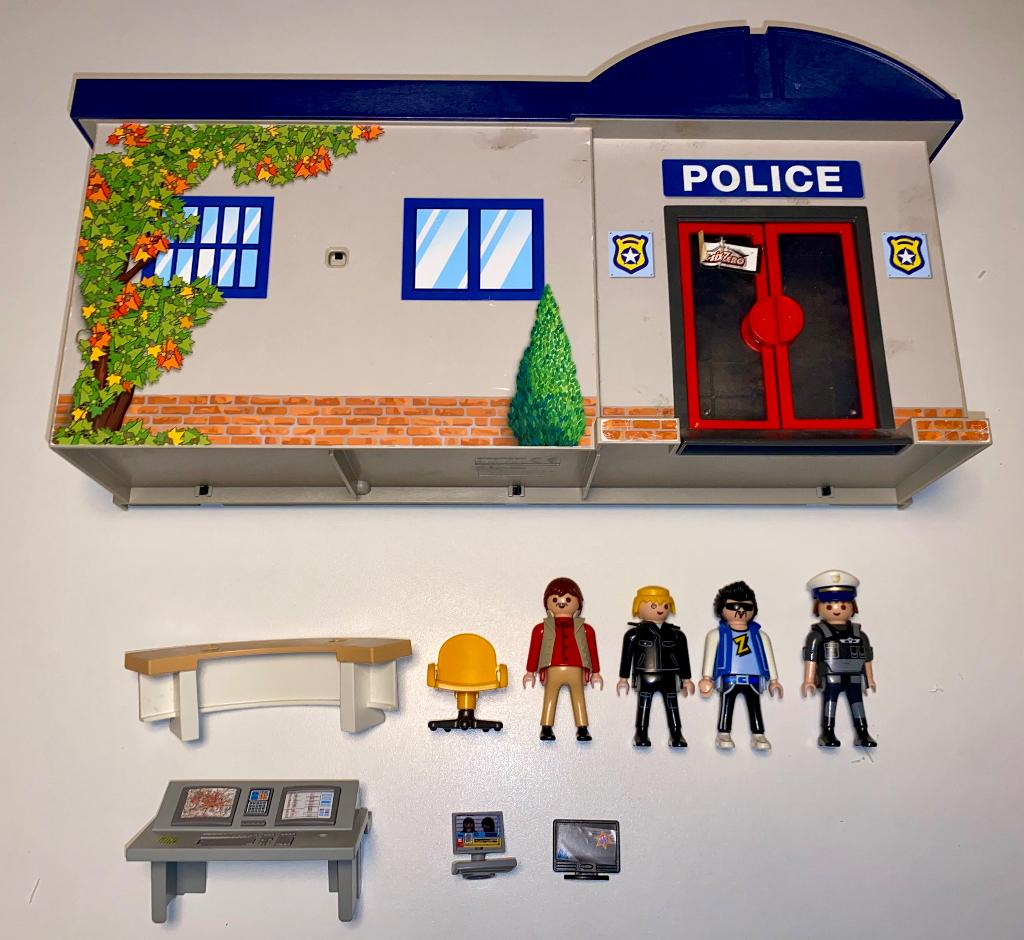 Politiebureau playmobil 5689/5299, Ophalen, Gebruikt, Los playmobil