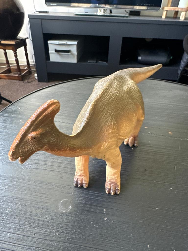 Dinosaurus speelfiguur Parasaurolophus, Ophalen of Verzenden, Gebruikt, Jongen of Meisje